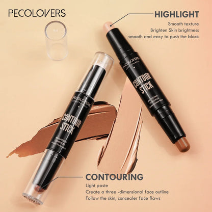 Highlight Pen Double Head Waterproof Contour Concealer Stick