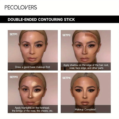 Highlight Pen Double Head Waterproof Contour Concealer Stick
