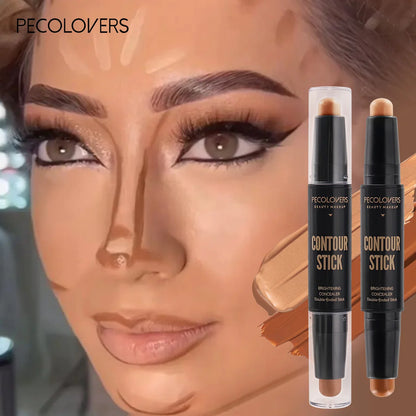 Highlight Pen Double Head Waterproof Contour Concealer Stick